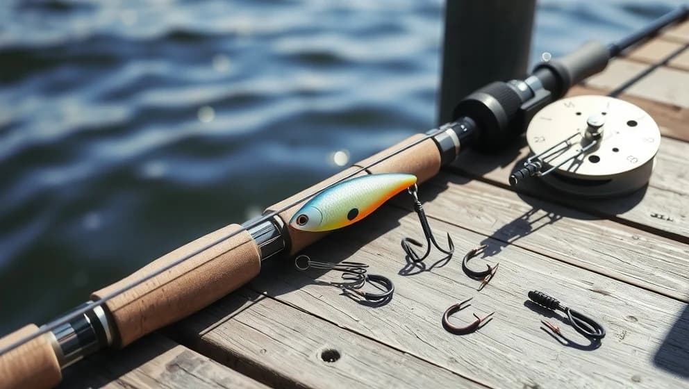 Kazan med linje lusta för fiskaren