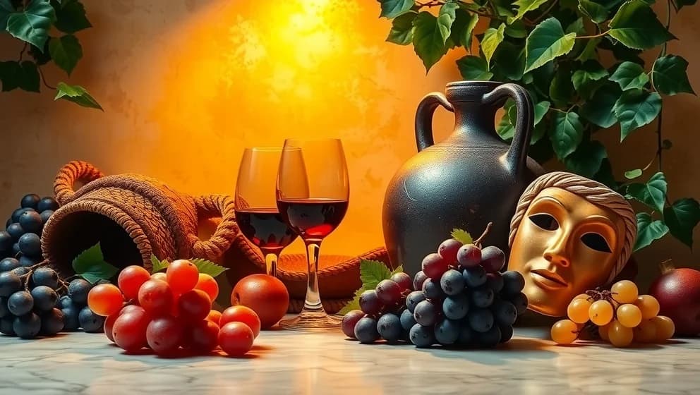 Vinets gud i grekisk mytologi